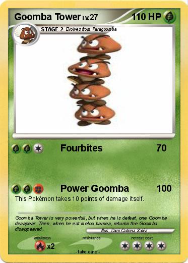 Pokemon Goomba Tower