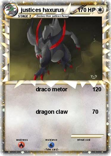 Pokemon justices haxurus