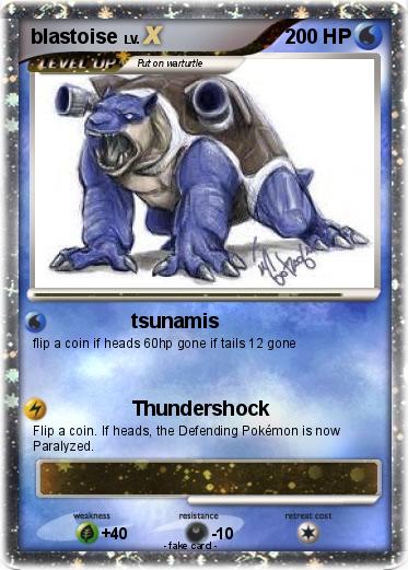 Pokemon blastoise