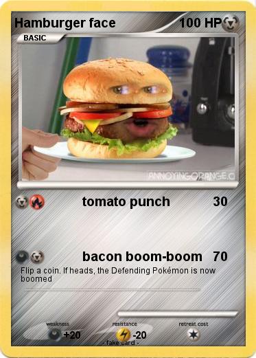 Pokemon Hamburger face