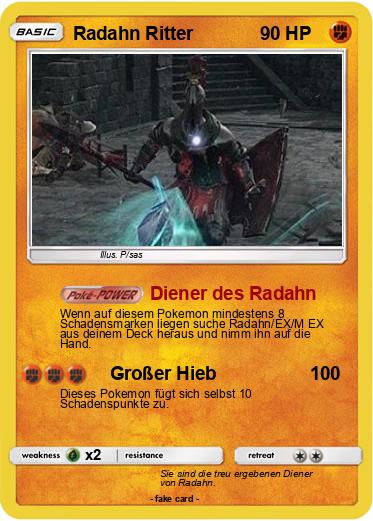 Pokemon Radahn Ritter