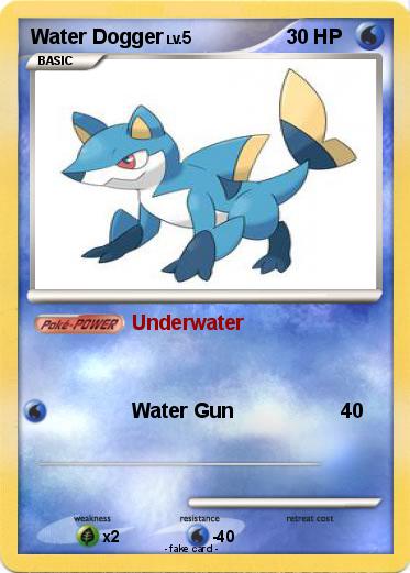 Pokemon Water Dogger