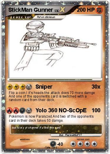 Pokemon StickMan Gunner
