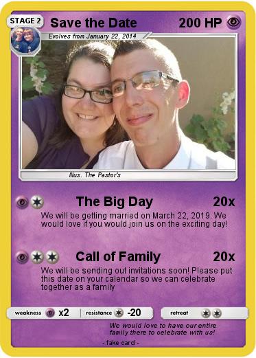 Pokemon Save the Date