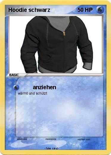 Pokemon Hoodie schwarz