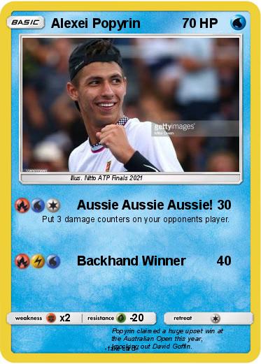 Pokemon Alexei Popyrin