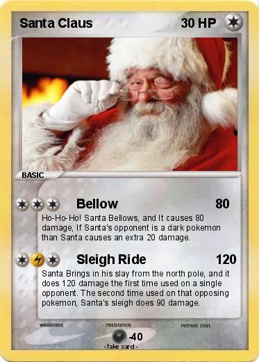 Pokemon Santa Claus