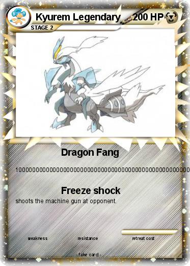 Pokemon Kyurem Legendary