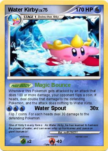 Pokemon Water Kirby