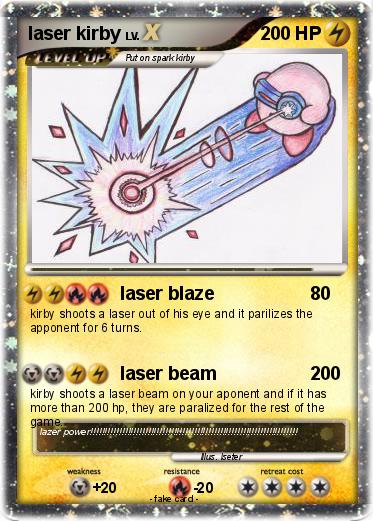 Pokemon laser kirby