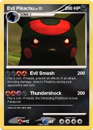 Pokemon Evil Pikachu