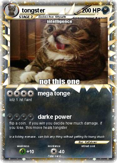 Pokemon tongster