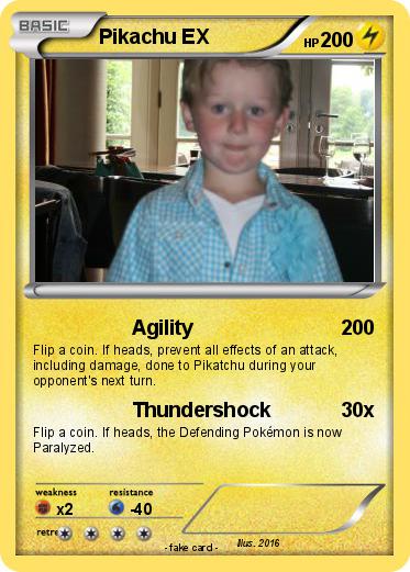Pokemon Pikachu EX