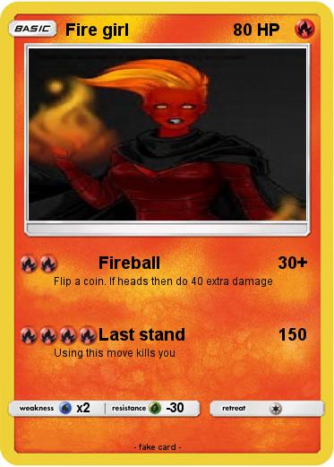 Pokemon Fire girl