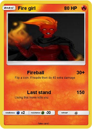 Pokemon Fire girl