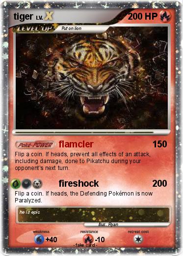 Pokemon tiger