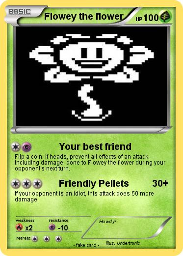 Pokemon Flowey the flower