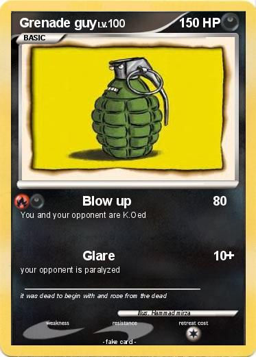 Pokemon Grenade guy