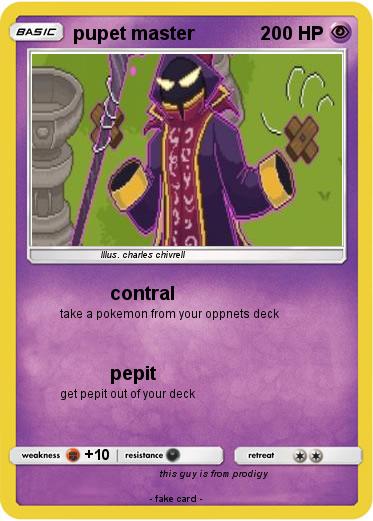 Pokemon pupet master