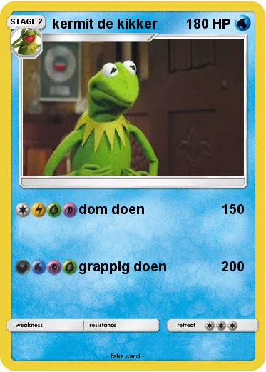 Pokemon kermit de kikker