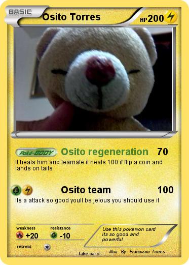 Pokemon Osito Torres