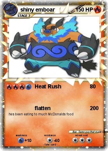 Pokemon shiny emboar