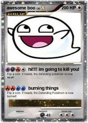 Pokemon awesome boo