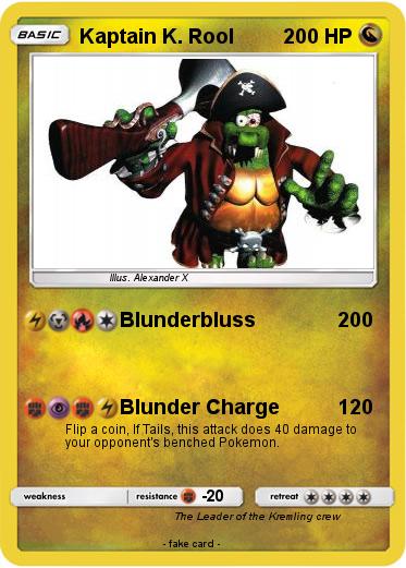 Pokemon Kaptain K. Rool