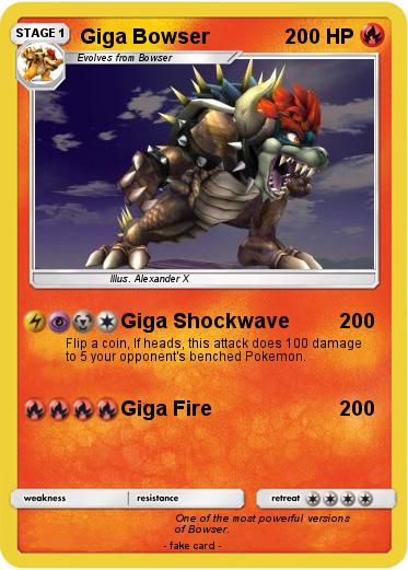 Pokemon Giga Bowser