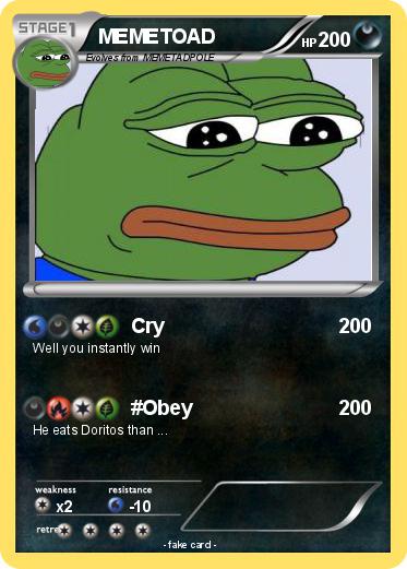 Pokemon MEMETOAD