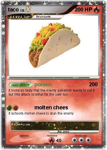 Pokemon taco