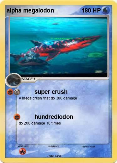 Pokemon alpha megalodon