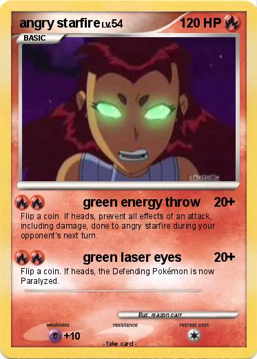 Pokemon angry starfire
