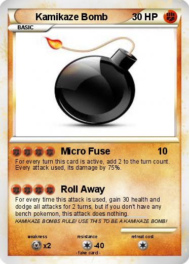 Pokemon Kamikaze Bomb