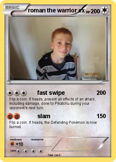 Pokemon roman the warrior ex