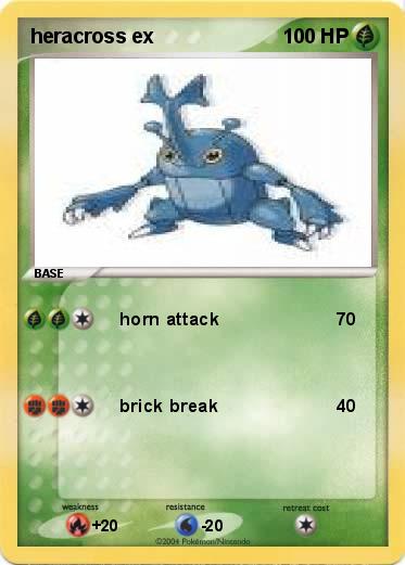 Pokemon heracross ex