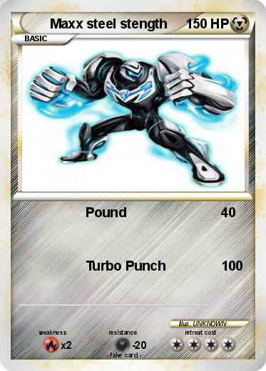 Pokemon Maxx steel stength