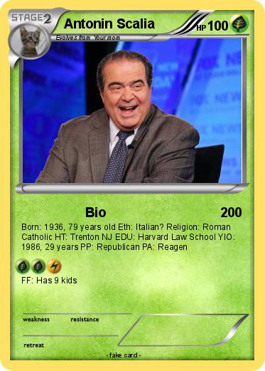 Pokemon Antonin Scalia