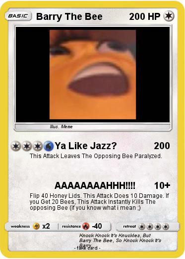 Pokemon Barry The Bee