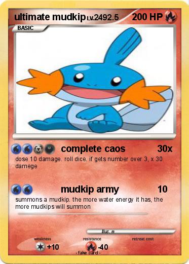Pokemon ultimate mudkip