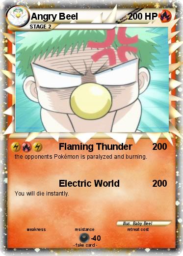 Pokemon Angry Beel
