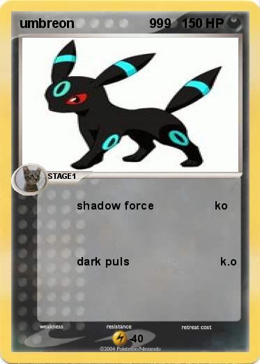 Pokemon umbreon                     999