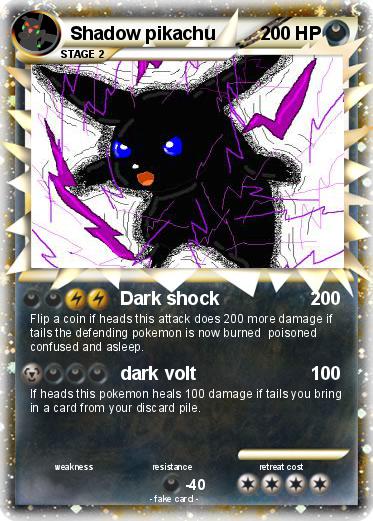Pokemon Shadow pikachu
