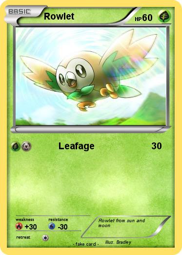 Pokemon Rowlet