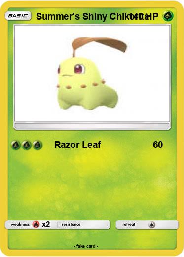 Pokemon Summer's Shiny Chikorita