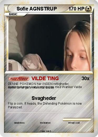 Pokemon Sofie AGNSTRUP