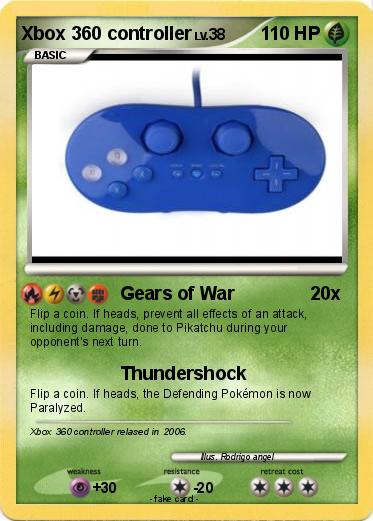Pokemon Xbox 360 controller