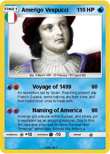 Pokemon Amerigo Vespucci