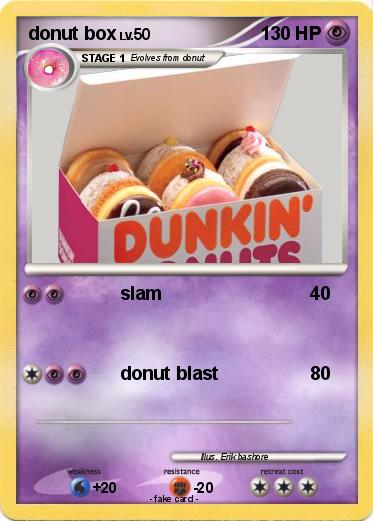 Pokemon donut box
