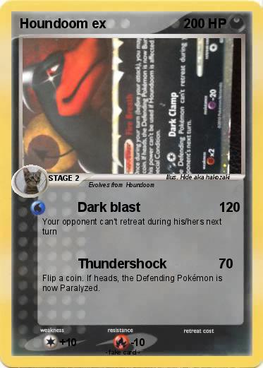 Pokemon Houndoom ex